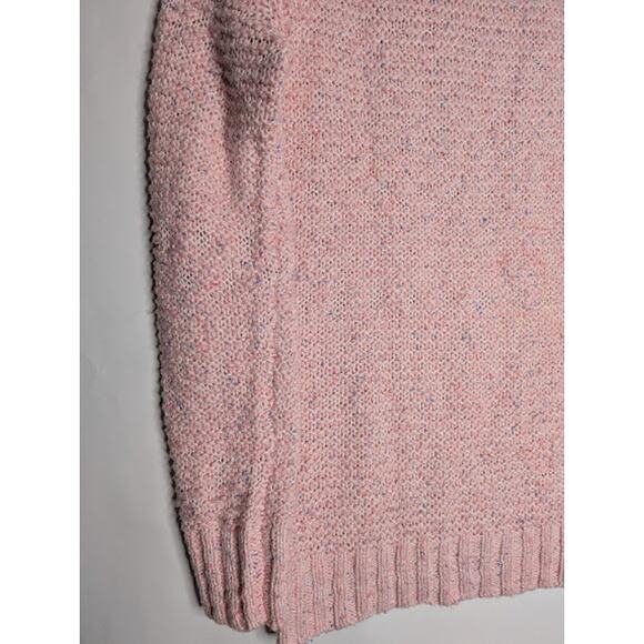 TORRID Pink blue speckled long oversized cozycore sweater Size 1X Soft Girl - Picture 4 of 7